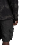 JG1 | SS26 - Shelter zip up shirt, Inversion dye 15 MOON