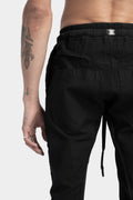 4 pockets pants, Black