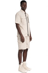 JG1 | SS26 - Hybrid utility short sleeve shirt, Ivory 14