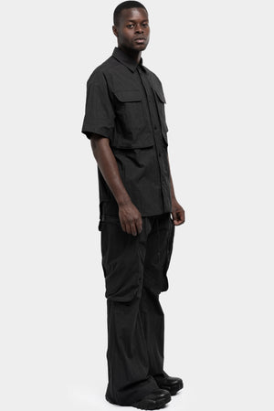 GALL Laboratories | SS25 - Stacked texture cargo short sleeve shirt 33