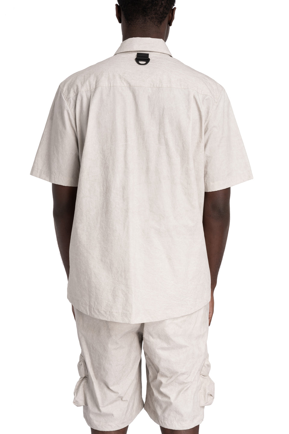 Snap up short sleeve shirt