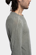 Cashmere blend long sleeve T-Shirt, Army