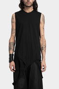 Julius_7 | AW24 - Sleeveless straps T-Shirt, Black