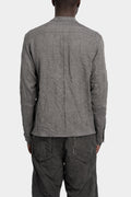 Double sleeve crinkled field shirt, Grey