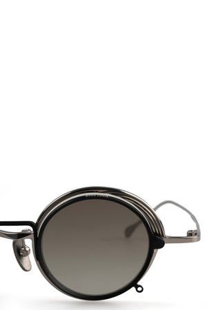Rigards x Ziggy Chen | RG1008ZC Clip sunglasses -  Titanium / black / bronze gradient