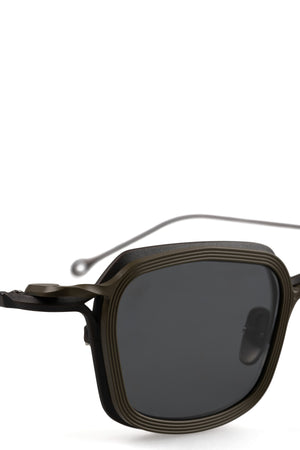 Rigards x The Viridi-Anne| RG2004TVA Clip sunglasses - Antique bronze / olive / dark grey lens