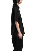 Joe Chia | SS26 - Arc mandarin collar short sleeve shirt, SH2605B