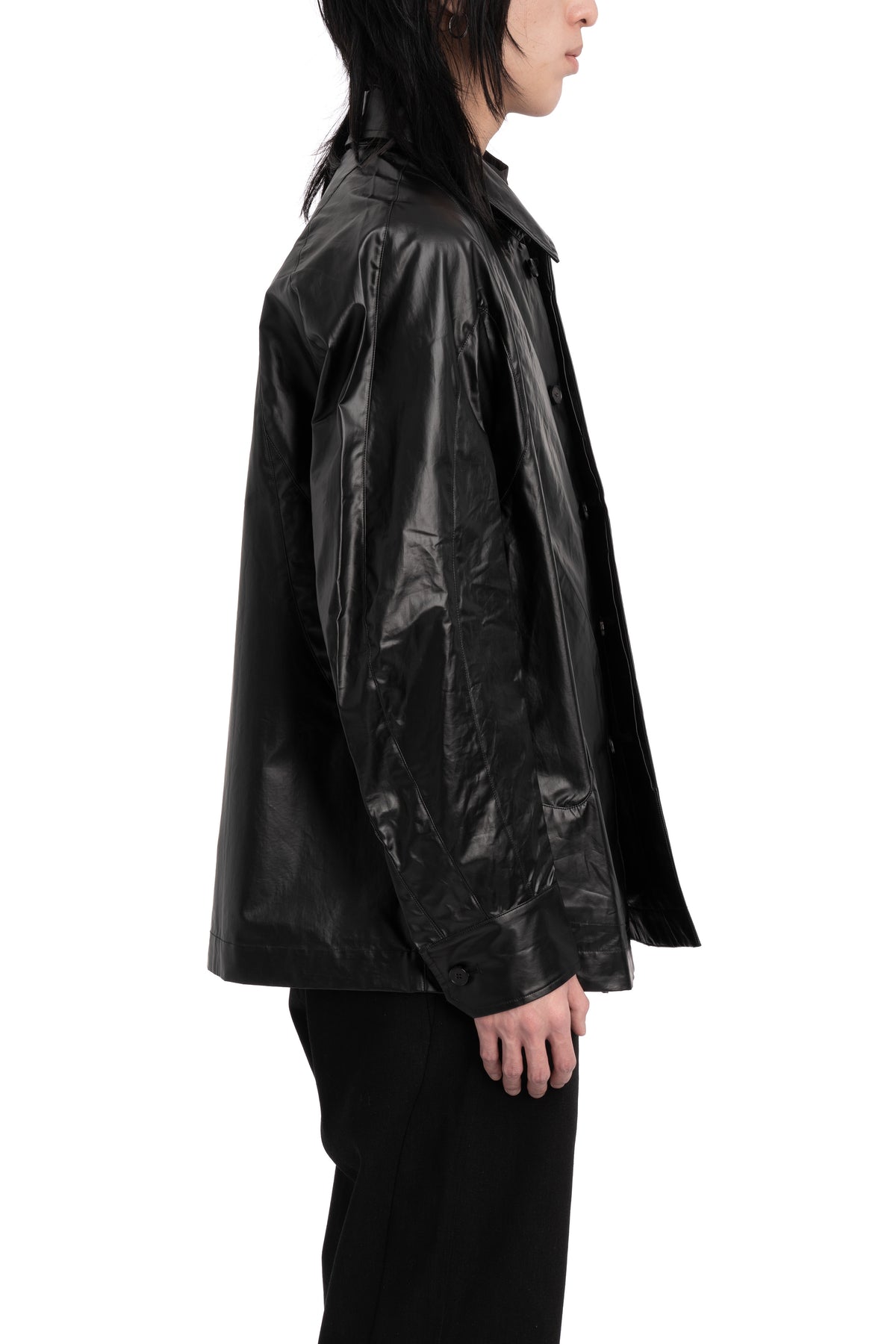 JOE CHIA | SS26 - Vegan leather shirt, SH2628