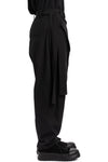 JOE CHIA | SS26 - Front wrap cotton blend pants PA2614