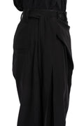 JOE CHIA | SS26 - Front wrap cotton blend pants PA2614