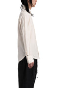 Marc Point | SS26 - Raw cotton shirt, Cream GS80 1031