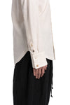 Marc Point | SS26 - Raw cotton shirt, Cream GS80 1031