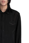 Professor.E | SS26 - Crinkled linen poplin shirt, 26SS-PE-LSH-03