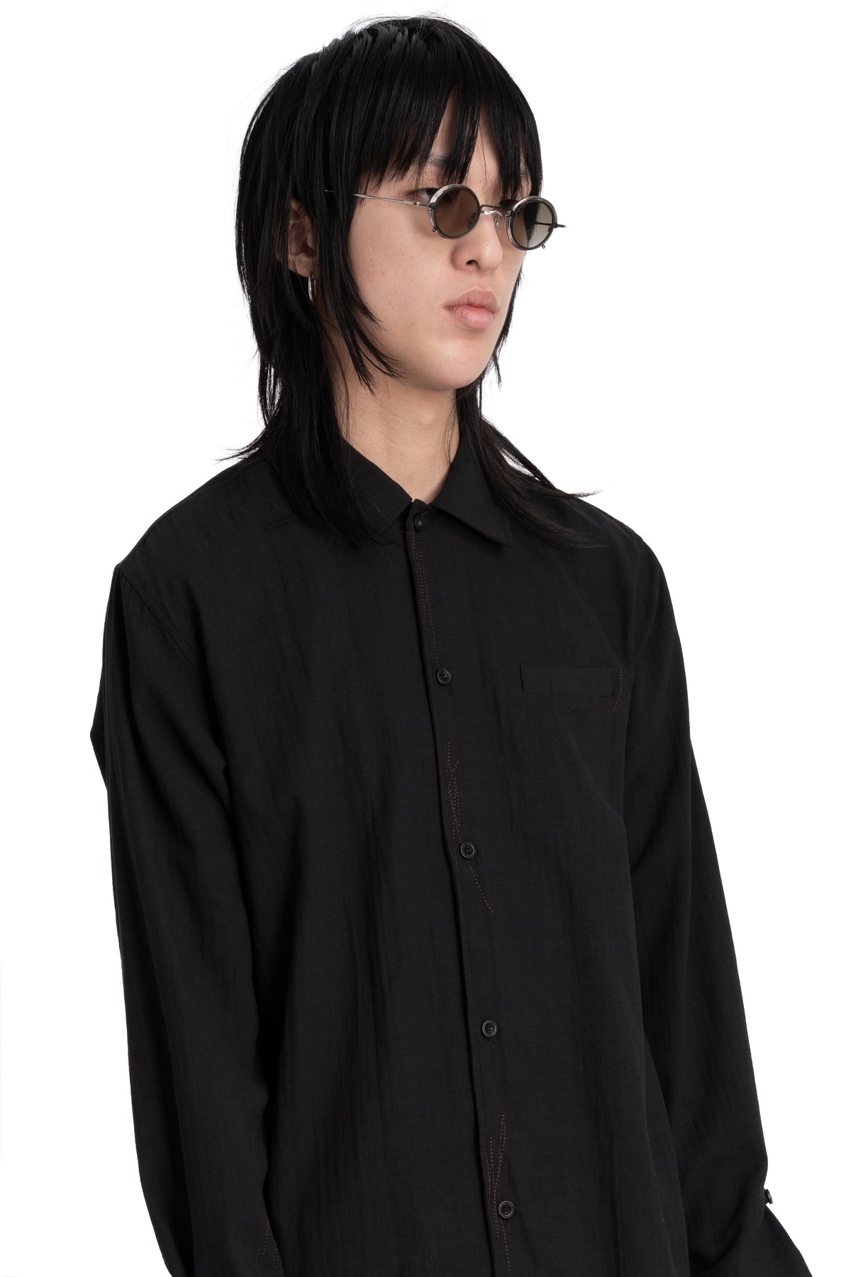 Rigards x Ziggy Chen | RG1008ZC Clip sunglasses -  Titanium / black / bronze gradient