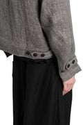 Professor.E | SS26 - Mesh Linen Bomber Jacket, 26SS-PE-JKT-11