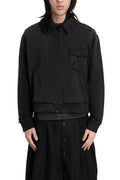 Professor.E | SS26 - Aged Cotton Sweat Coach Jacket, 26SS-PE-JKT-04