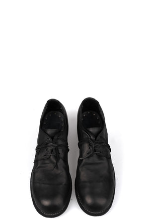 GUIDI | 792X - Laced derbies / Black stitching