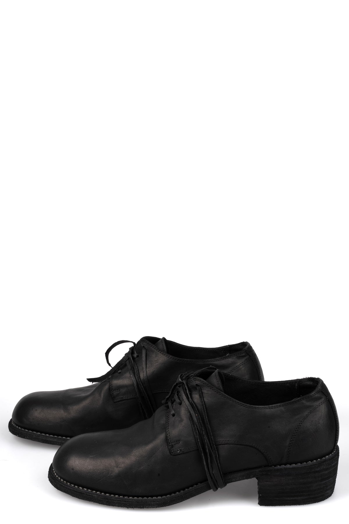 GUIDI | 792X - Laced derbies / Black stitching
