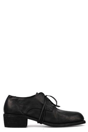 GUIDI | 792X - Laced derbies / Black stitching