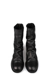 Back zip leather boots | 788X