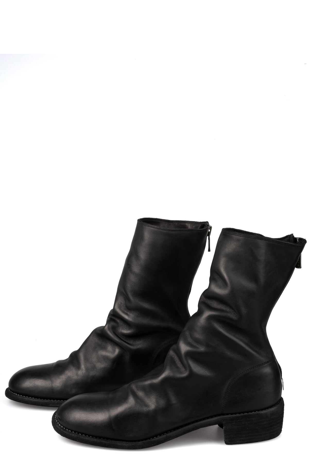 GUIDI - Back zip leather boots 788X