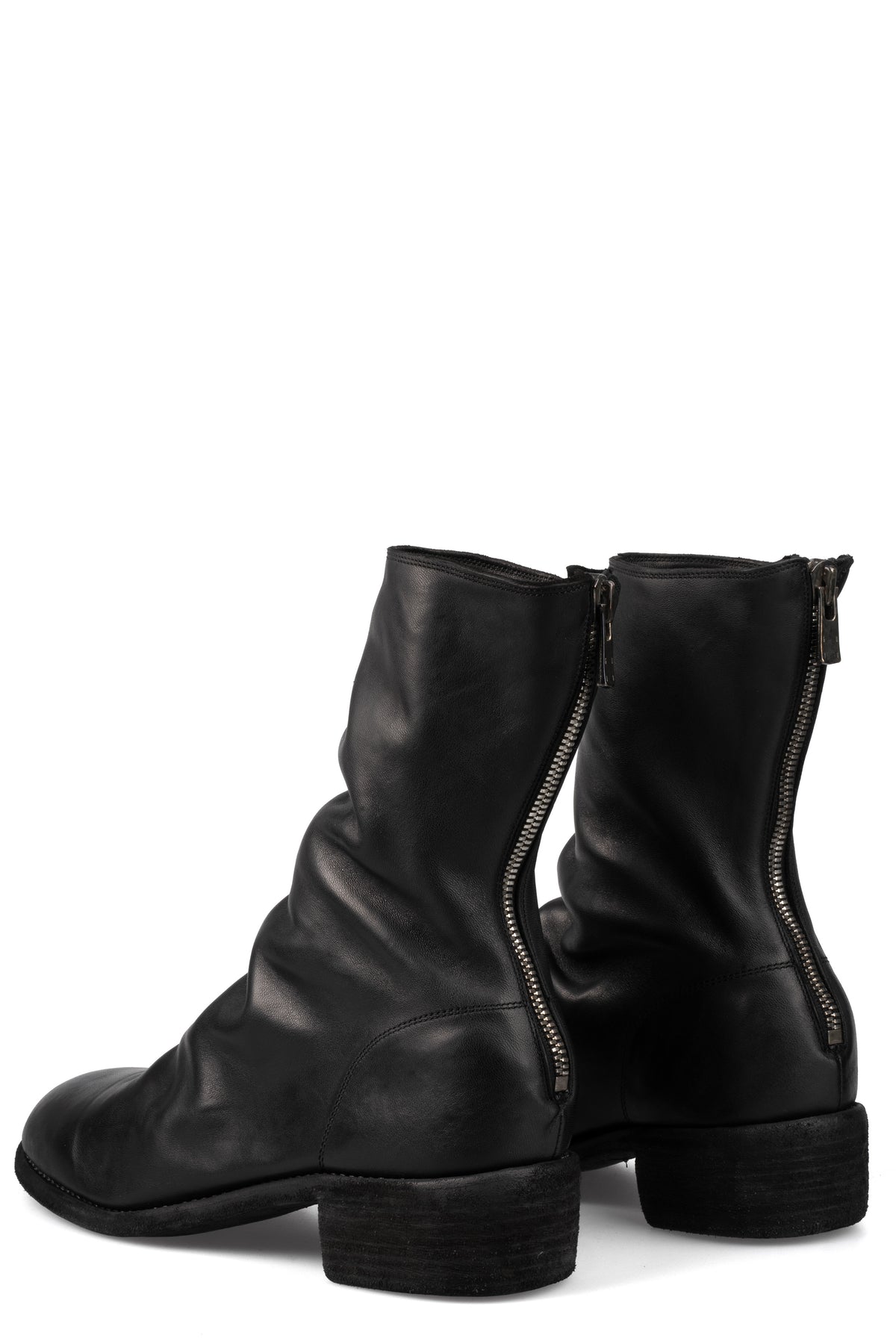 GUIDI - Back zip leather boots 788X