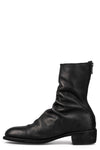 Back zip leather boots | 788X