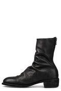 Back zip leather boots | 788X