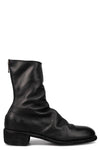 Back zip leather boots | 788X