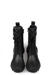 GALL | SS26 - High top laced vegan leather boots, 35B
