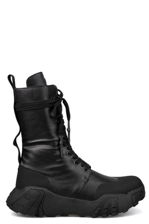 GALL | SS26 - High top laced vegan leather boots, 35B