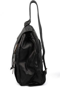 Samoke | AW25 - Buffalo leather buckle backpack, BPK0126