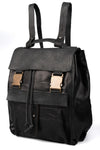 Samoke | AW25 - Buffalo leather buckle backpack, BPK0126