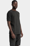 Isaac Sellam - SS25 "TRICOT" Reversible seamless knit T-Shirt, Plomb