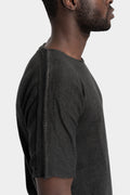 Isaac Sellam - SS25 "TRICOT" Reversible seamless knit T-Shirt, Plomb