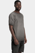 Isaac Sellam - SS25 "TRICOT" Reversible seamless knit T-Shirt, Plomb