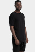 Isaac Sellam - SS25 "TRICOT" Reversible seamless knit T-Shirt, Black