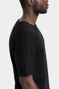 Isaac Sellam - SS25 "TRICOT" Reversible seamless knit T-Shirt, Black