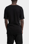 Reversible seamless knit T-Shirt, Black