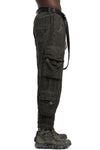Never Enough | SS26  - Linen cargo pants, Green MPA082