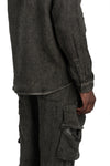 Never Enough | SS26 - Woven Linen Shirt, Green MSL009