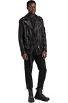 Never Enough | SS26 - Biker Leather Jacket, Black MJL068