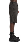 MD75 | SS26 - Linen stretch shorts, Antra resin MD13286L