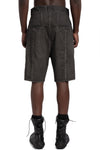 MD75 | SS26 - Linen stretch shorts, Antra resin MD13286L