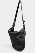 Large leather shoulder bag