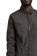 MD75 | SS26 - Linen shirt, Antra resin MD13283L