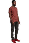 MD75 | SS26 - Lightweight Cotton Scar Stitch T-Shirt, Red Resin MD13253