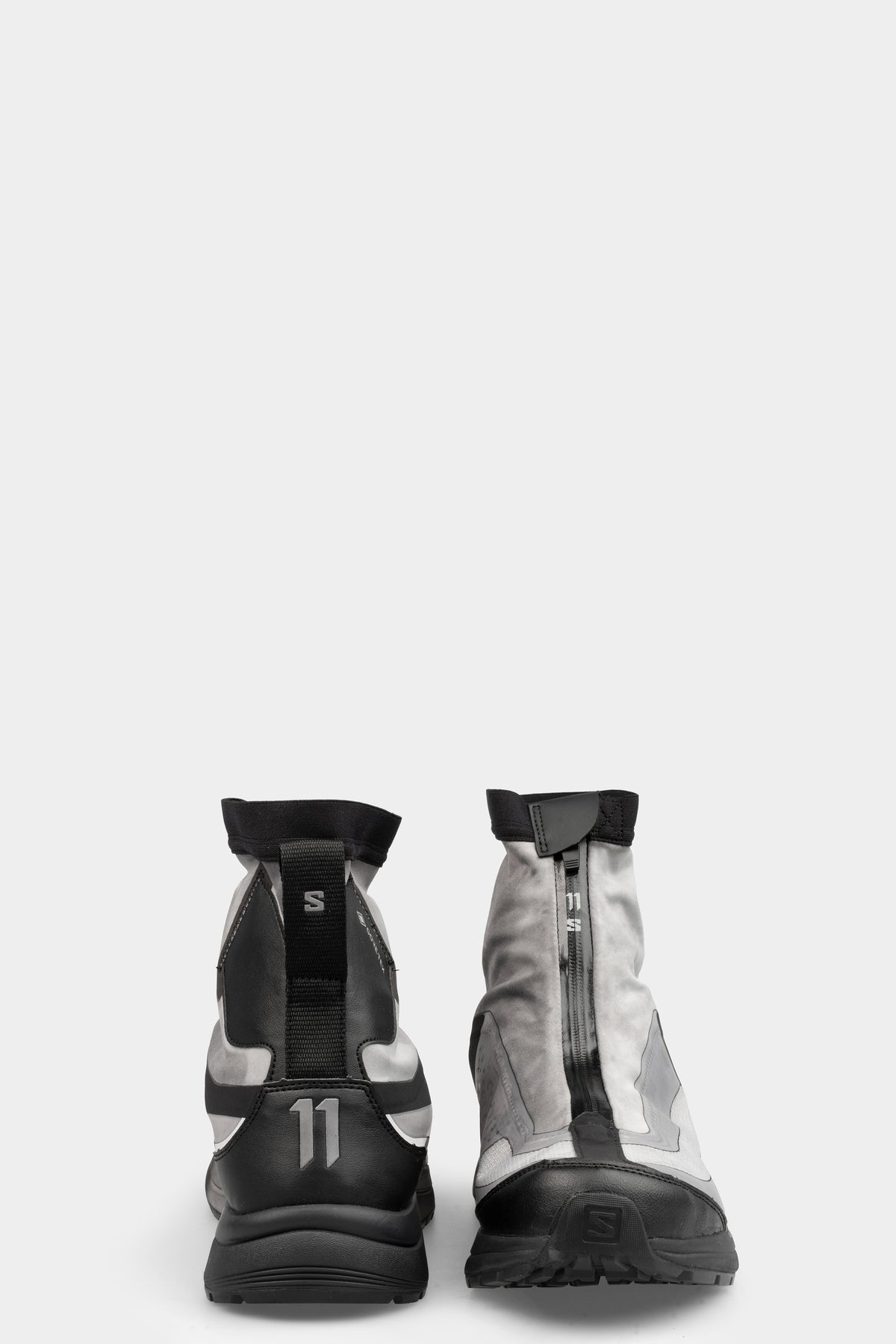 11BBS x Salmon | BAMBA2 - Object dyed high top sneakers, GTX / Grey