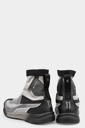 11BBS x Salmon | BAMBA2 - Object dyed high top sneakers, GTX / Grey