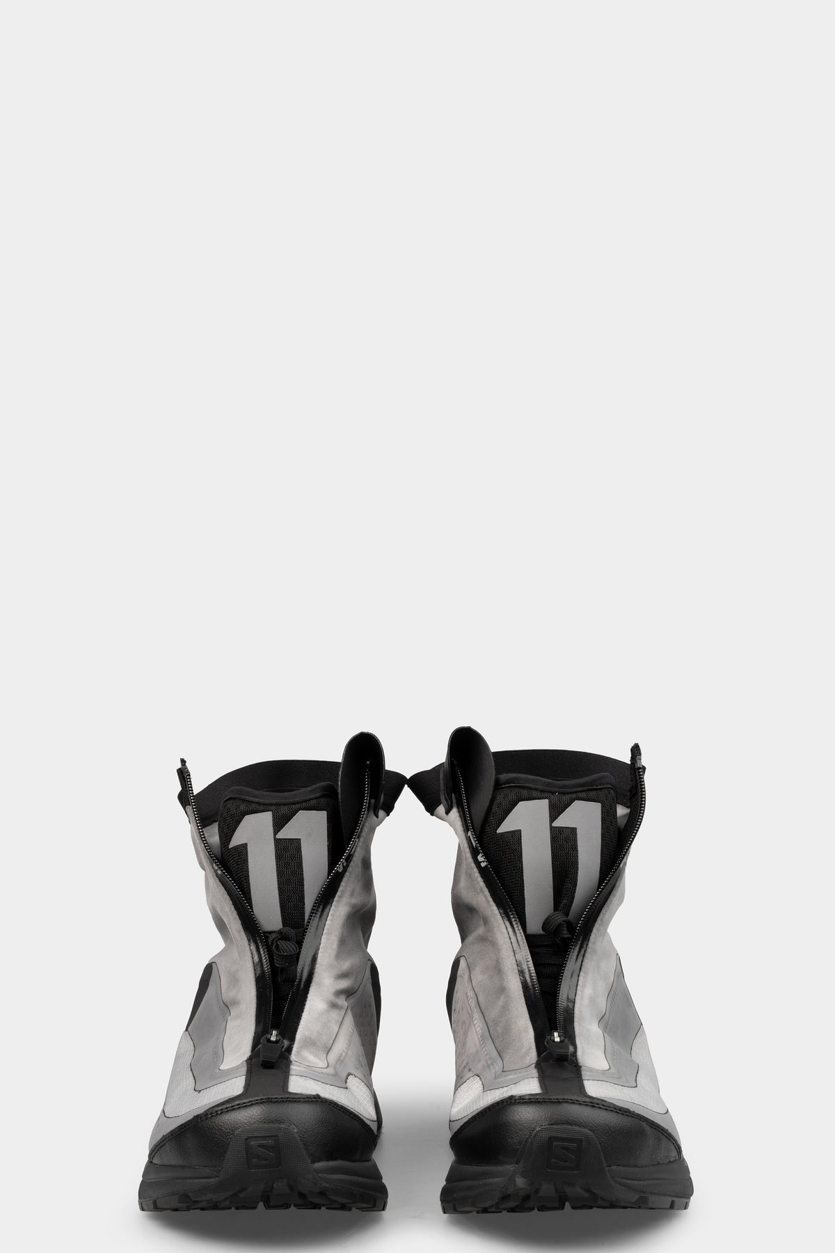 11BBS x Salmon | BAMBA2 - Object dyed high top sneakers, GTX / Grey